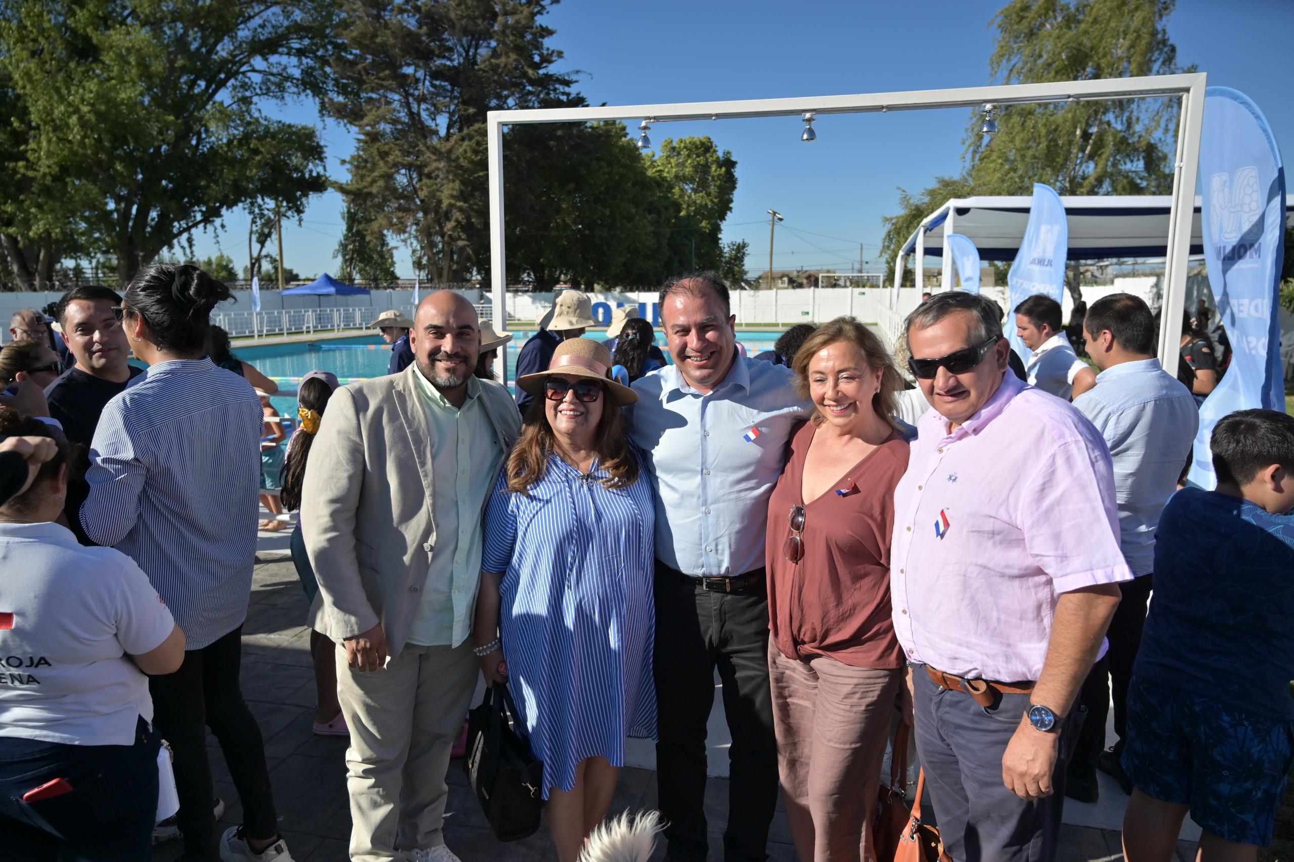 Tras años cerrada al público: re-inauguran piscina municipal de Molina